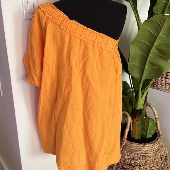 Anthropologie One Shoulder Waistless Dress - Size M - Picture 7 of 9